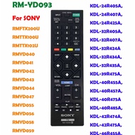 Sony Smart tv RM-YD093 remote control Universal Bravia TV's New 2017 Model SONY RMYD092 Replace RMY912 RMY914 RMYD038 RMYD040 RMYD041 RMYD042 RMYD043 KDL-32R300B KDL32R330B KDL-40R450A KDL-40R470B KDL-46R475A KDL-46R485A LCD LED HDTV TV Fernbedienung