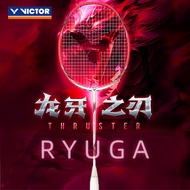 Victor THRUSTER RYUGA II RYUGA Metallic Badminton Racket 4U Carbon Offensive Badminton Racket Free G