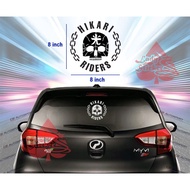 HIKARI STICKER RIDERS CUTTING STICKER CAR STICKER