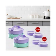 Click To Go Round/Tupperware Original Lunch Box Package