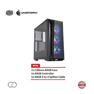 Cooler Master MasterBox MB511 ARGB Chassis / ATX Casing / Tempered Glass / ARGB Controller / ARGB Sp