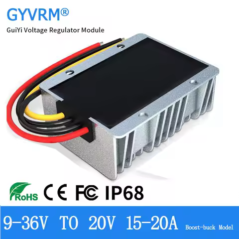 DC-DC 20 Volt Stabilizer 9-36V to 20V Buck Boost Converter 12V 24V to 20V 15A 20A 400W Buck-Boost Mo