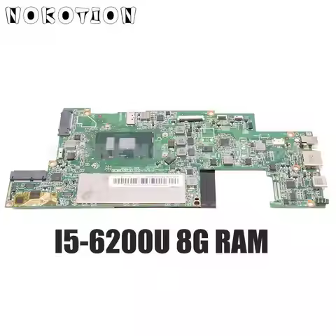 NOKOTION For Lenovo MIIX510 MIIX 510-12ISK Laptop Motherboard P/N:431202438010 5B20M28839 I5-6200U C