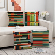 Nordic Colorful Geometric Pillow Case 45x45cm 1pc/4pcs - Abstract Art Cushion Cover Sofa Decor