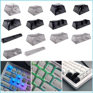 RUN 1PCS Blank XDA Keycaps 1 5mm Thick Keycap 1 75U Transparent Keycap Blank Keycap