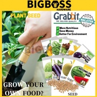 BigBoss - Biji Benih Sayur Grabbit Vegetable Seed Tembikai Jagung Terung Pak Choy Cili Padi Bendi Ti