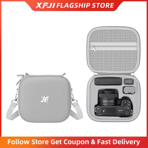 Camera Storage Case PU Bag Compatible with ZV-E10K/ZVE10/ZV10 II/A6400/A6700 Mirrorless Camera with 