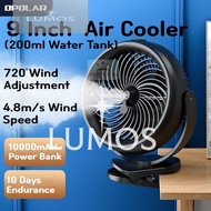LUMOS OPOLAR 10000 mAH 9 Inch Portable Mist Spray Clip Fan with 2 Modes Mist Rechargeable fan,Air Co