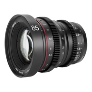 85mm T2.2 Large Aperture Manual Focus 4K Cine Lens for Micro Four Thirds Mount Compatible with Olymp