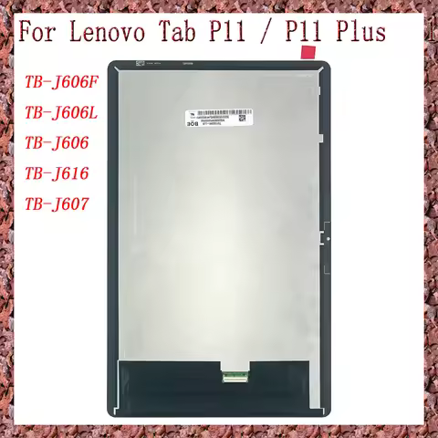 AAA For Lenovo Tab P11 / P11 Plus TB-J606F TB-J606L TB-J606 TB-J616 TB-J607 LCD Display Touch Screen