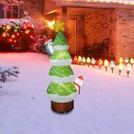 [Abbraccia] Christmas Tree Inflatable Christmas Decor 5.9 ft with LED Lights Ornament for