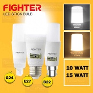 FIGHTER 10W 15W LED STICK BULB BC22 E27 PLC LED BULB LAMP SCREW PIN DOWNLIGHT WHITE DAYLIGHT 6500K WARM WHITE