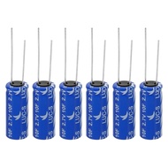 PATIKIL 6 Pcs 2.7V 10F Super Capacitor,0.39 x 0.39 x 0.98" Aluminum Super Capacitors, Winding Type E