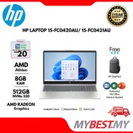 HP Laptop 15-FC0420AU/  15-FC0421AU/ 15-Fc0105AU -Gold / 15-Fc0106AU -Silver ( Athlon 7120U, 8GB, 51