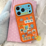 For iPhone 16 Pro Max Case Acrylic TPU Phone Case For iPhone 17 Pro Max 16 15 14 Cover 手机壳 Aesthetic