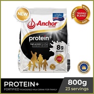 ♕ ▦ ◪ Anchor High Protein Plus Milk Powder Plain 800g