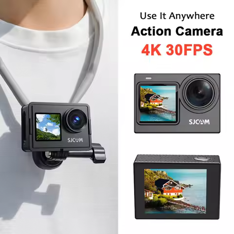 SJCAM SJ6 Ultra 4K Action Camera Dual Screen 6-Axis Gyro Stabilization Sport Cam for Cycling Live St