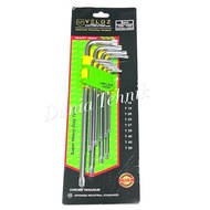Star L Key Set 9 pcs VELOZ Torx Key Set 9 pcs Star L Key Set Torx L Key Hole - Torx Star L Key