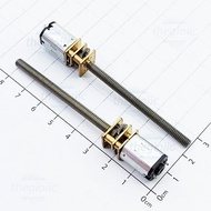 GA12-N20 M4 Screw Gear Motor 12VDC, 60 rpm