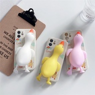 【Yango】Phone Case3D duck IPhone Case7/8p/14ProMax/iPhone13/Xs/