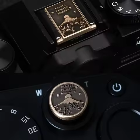 Mount Fuji Camera Brass Hot Shoes Cover Release Button for Fujifilm XT5 XT20 100Vi 100V XT30 XT50 Le