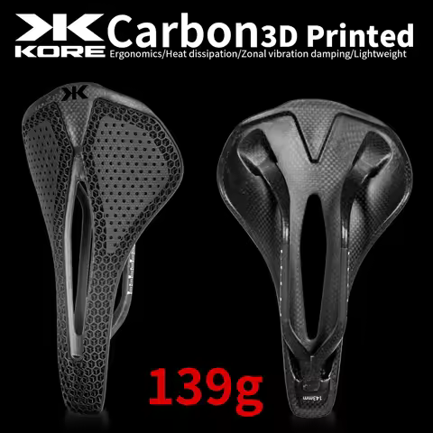 KORE Bicycle Saddle For Road Bikes Ultralight 3D Printed Carbon Fiber 7*9 Saddles For Road Bikes Win