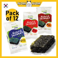 [Bundle] Korea Kim Me Roasted Seaweed Bundle 4gx12 Original/Chili/BBQ/Combo