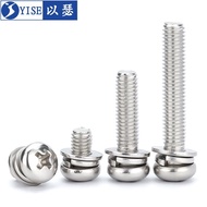 M2M Stainless Steel53M Bomb j84M Three M Round Head M610g3Combined Screws, Nuts, and Washers304Screw