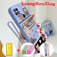 [Kaca tempered percuma] sarung Oppo A15 Oppo a15s A35 sarung telefon softcase cecair silikon pelindu