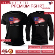 T-Shirt Cotton Malaysia Merdeka Shirt Lelaki Shirt perempuan Baju lelaki Baju perempuan lengan pendek lengan panjang