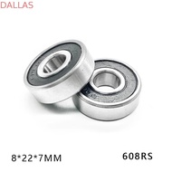 DALLAS Bearing 10Pcs Deep Groove 608RS 608-2RS