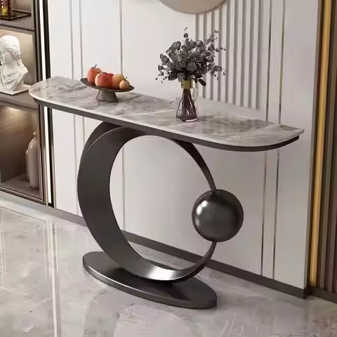 Luxury Modern Console Nordic Table Midcentry Center Lobby Console Table Hallway Entrance Wohnzimmer 