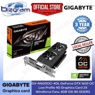 Gigabyte GV-N1650OC-4GL GeForce GTX 1650 OC Low Profile 4G Graphics Card 2X Windforce Fans, 4GB 128-Bit GDDR5 (3Y Wty)