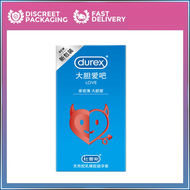 Durex Original Love Condoms 10 pcs For Men 52mm Love Ultra Thin Lubricated Sleeve Natural Rubber Condom Intimate Products Sex Toy For Men 杜蕾斯 避孕药 安全套 保险套