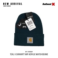 Stussy X CARHARTT BEANIE HAT | Original TEAL