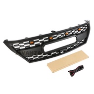 Front Grill W/Light Fit For 2008-2012 Lexus LX470 LX570 Black Grill