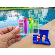 Karol 2-in-1 Swimming Pool Test Kit Chlorine & pH Tester (Water Acidity Phenol Red OTO1)