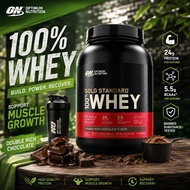 ON Gold Standard Whey Protein Powder 100% Whey Double Chocolate Flavor High Protein Supplement For M