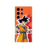 เคสโทรศัพท์มือถือแบบครอบเต็มลาย Dragon Ball Goku สำหรับ Samsung S24 Ultra S23/S22 ดีไซน์เรียบง่าย ดี