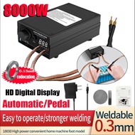 จุดเชื่อมใหม่ 5000W/8000W ชุดปากกาเชื่อมจุดขนาดเล็ก DIY 18650แพ็คเครื่องมือเชื่อมแบบพกพา Weld0.12/0.