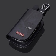 Leather Car Key Bag Keychain Remote Key Case Cover Holder Wallet Bag Pouch Anti Loss Accessories for HAVAL H1 H2 M4 H4 H6 H3