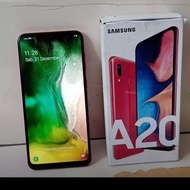 Samsung A20 seken fullset merah