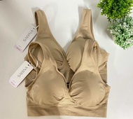 เสื้อใน Sabina แท้ รหัส SBXA890 (แบบมีตะขอ) และรหัส NBA24001 (แบบสวม) บราฟรีไซส์ ไร้โครง (ผ้าทอ) ราค