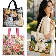 seng Casual Quilted Bag with Printed Finish for Workdays and Errands