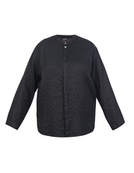 YaccoMaricard AW24 Lady CN09 Blouse เสื้อเบลาส์คอจีนแขนยาว แต่งลายตีเกล็ด 1023909