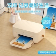 [Hanyin] CP4100 Photo Printer Mini Small Photo Household Portable Mobile Phone Colorful Hemp 20cm