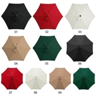 【In stock】6/8 Bones Umbrella Canopy Cloth Polyester Replacement Parasol Cover Waterproof [CrazyMallu