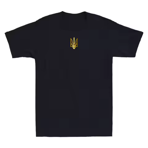 Zelensky Ukraine Print T-Shirt - Summer Fashion - Ukrainian Golden Triangle Logo - Casual Sporty Bre
