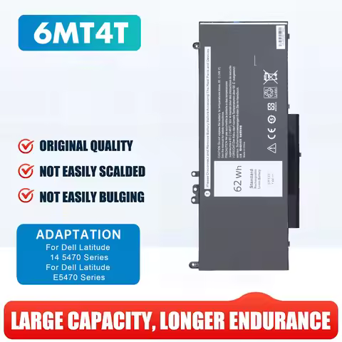 6MT4T 7.6V Li-ion Battery For DELL Latitude 14 5470 E5470 15 5570 E5570 15 3510 M3510 Laptop 7V69Y T