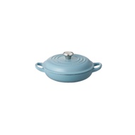 Le Creuset Shallow Round Plate 18cm Sugar Blue